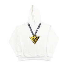 Load image into Gallery viewer, *SECRET* Ultimagear Millennium Puzzle Hoodie White