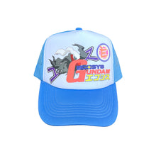 Load image into Gallery viewer, * 1/1 SAMPLE* Trucker Hat Baby Blue