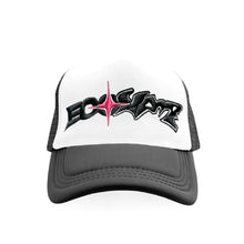 Load image into Gallery viewer, Ecosys Vampire Logo Trucker Hat Black