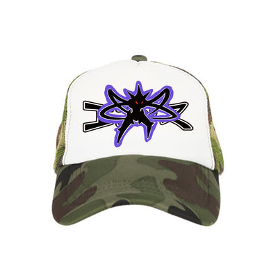 *SECRET* Embroidery Shadow Deoxys Trucker Hat Camo