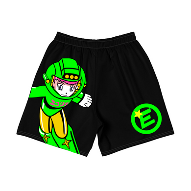 Space Boy Shorts Black/Green