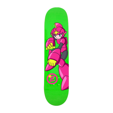 Space Boy Skate Deck Green