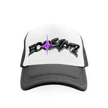 Load image into Gallery viewer, Ecosys Vampire Logo Trucker Hat Black