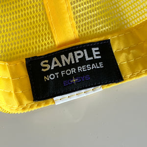 * 1/1 SAMPLE* Trucker Hat Yellow