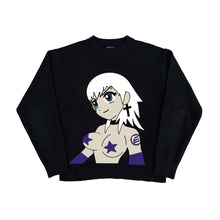 Load image into Gallery viewer, Ecosys Girl Knitted Sweater Black