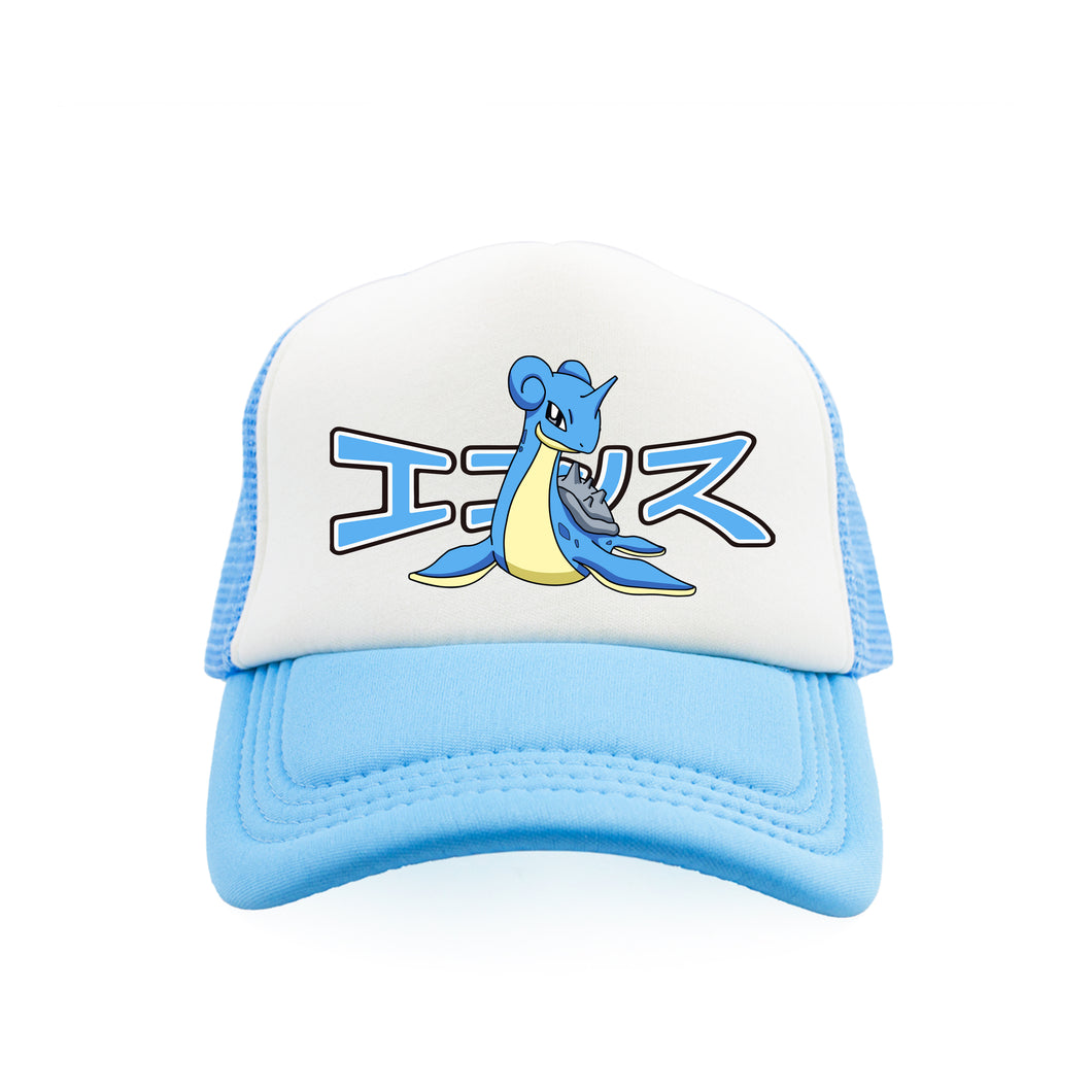 *SAMPLE* Lapras Trucker Hat Baby Blue