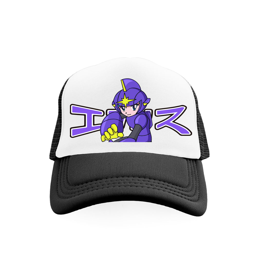 Space Boy Trucker Hat Black