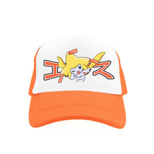 Load image into Gallery viewer, *SAMPLE* Shiny Jirachi Trucker Hat Orange