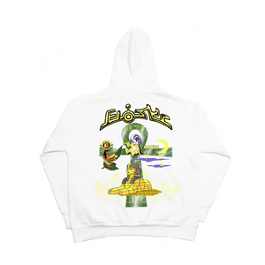 Egypt World Hoodie Cream White