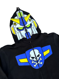 Skull Gundam Full Zip Hoodie